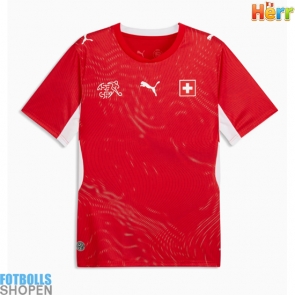 Billiga Schweiz Hemmatröja VM 2026 Kortärmad